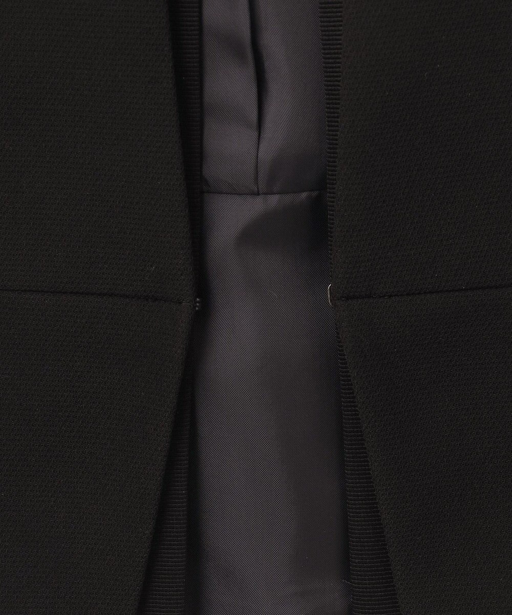 自由区 FORMAL 【前開きワンピース】ドビーボーダーリボン ジャケット+ワンピース 