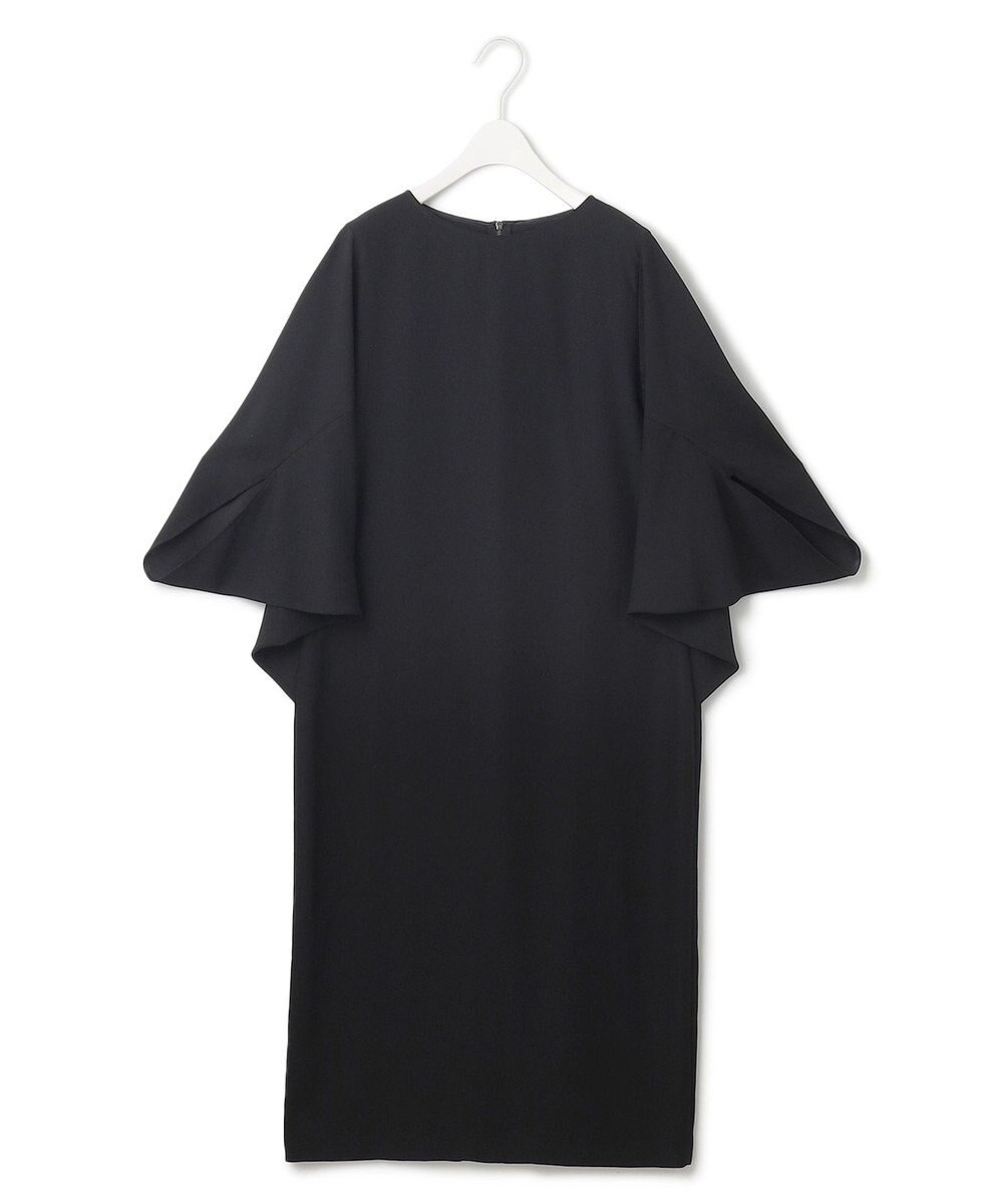 ICB L 【UVケア・接触冷感・速乾・防シワ・洗える】FluidBackSatinドルマンスリーブワンピース 