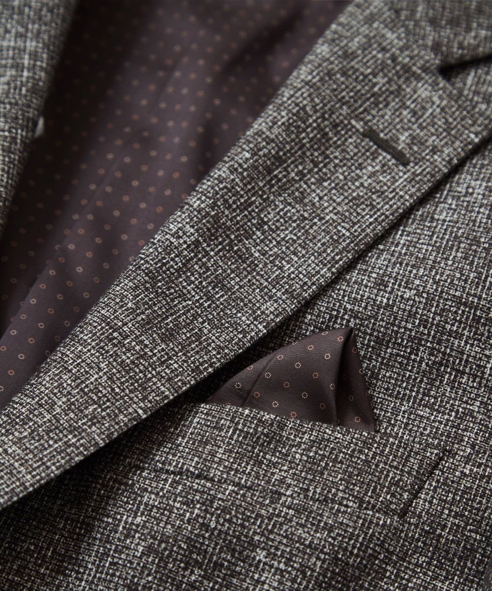 JOSEPH ABBOUD 【キングサイズ・ストレッチ】フランネルジャージ ジャケット 