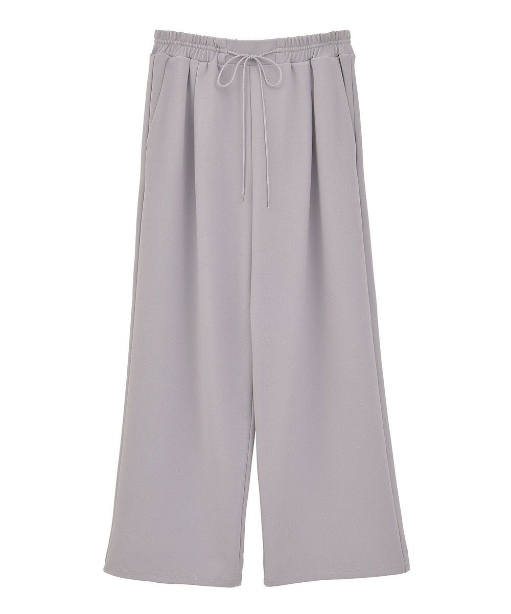 Green Parks 楽ちんリップルワイドパンツ 