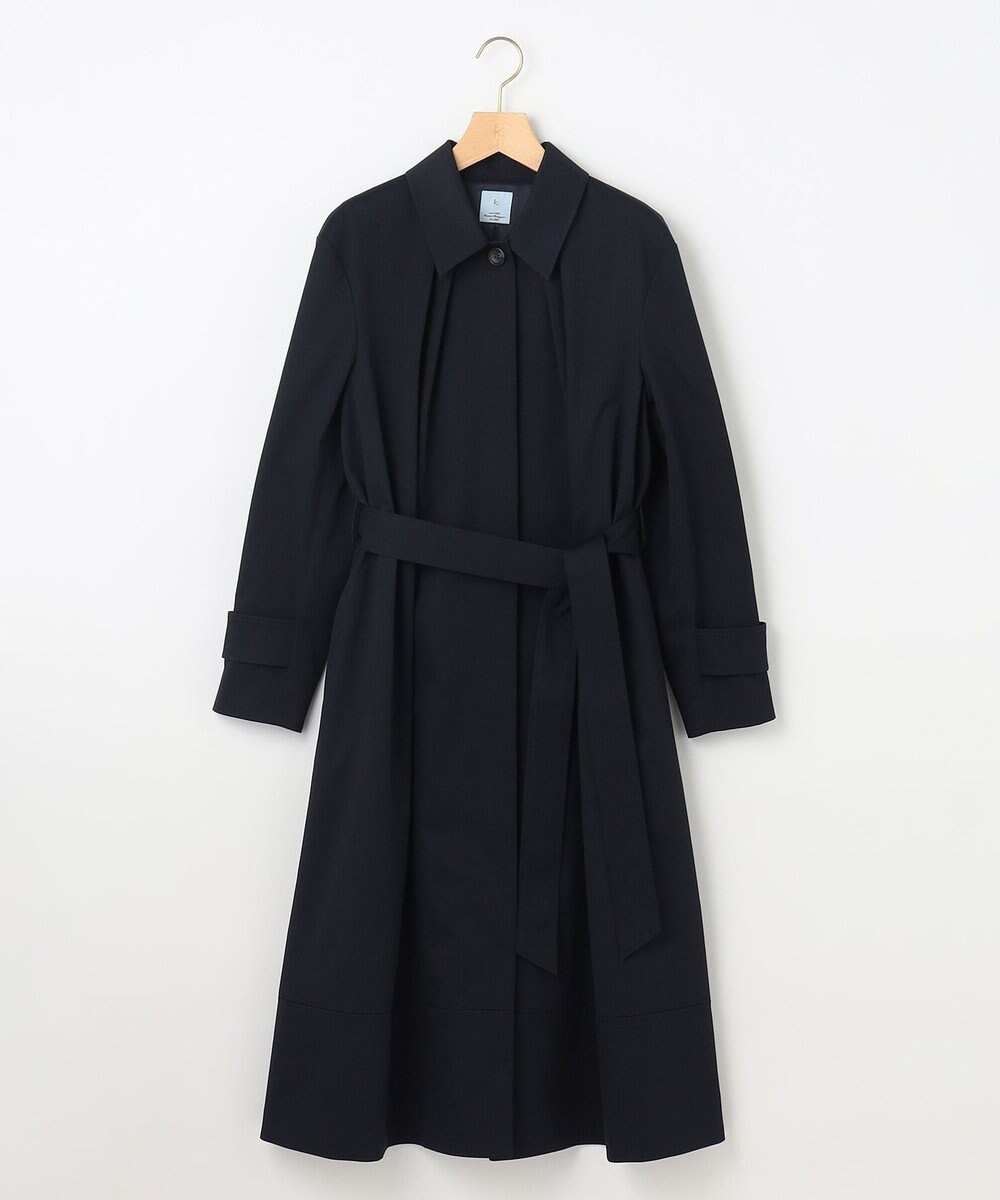 組曲 L 【WEB限定】ライトトレンチ ステンカラーコート 