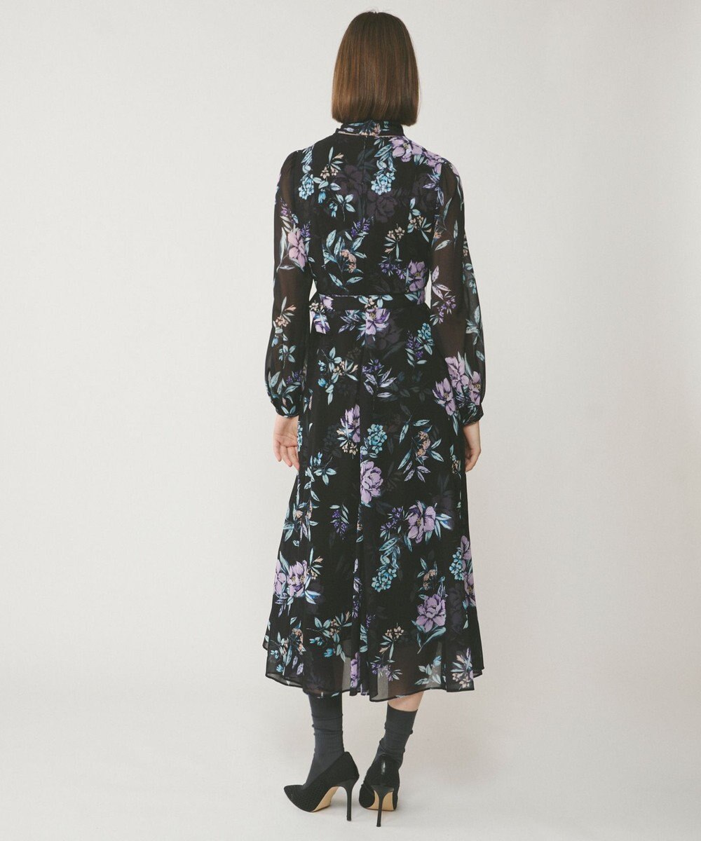 GRACE CONTINENTAL フラワーレイヤーワンピース 