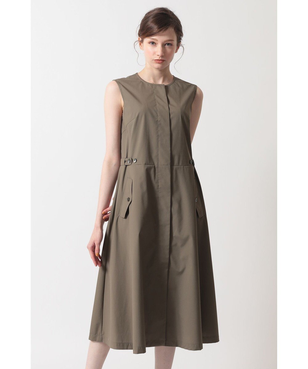DAKS エレガントノースリーブドレス 