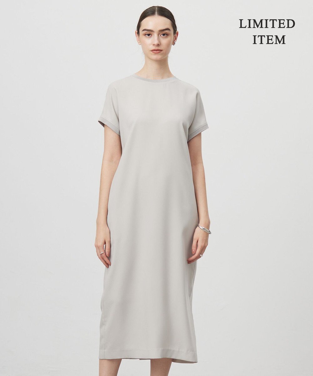 ICB L 【WEB限定・接触冷感・UVケア・速乾・防シワ・洗える】 FluidBackSatin  ワンピース 