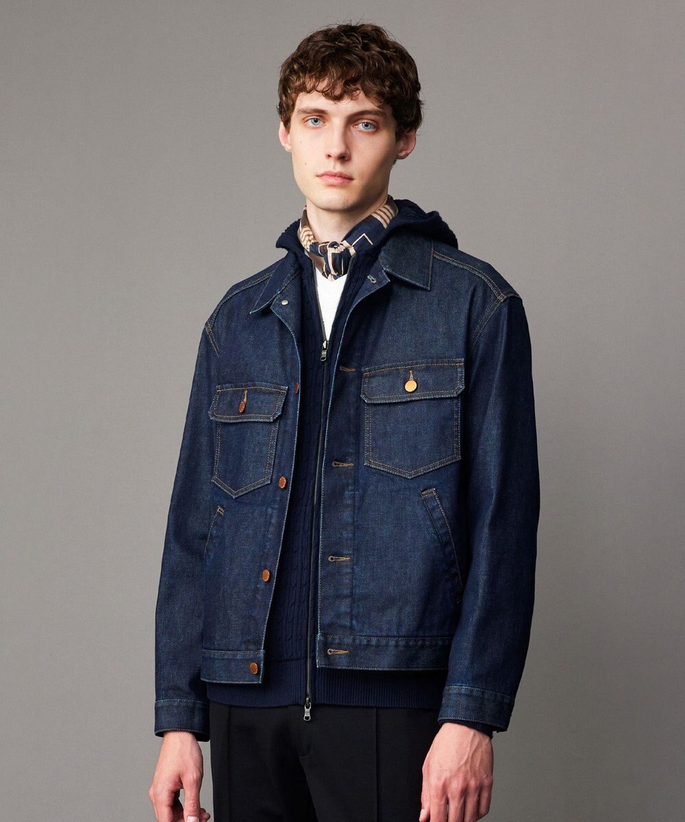 JOSEPH ABBOUD 【イタリア製】ランダムスクエア スカーフ 