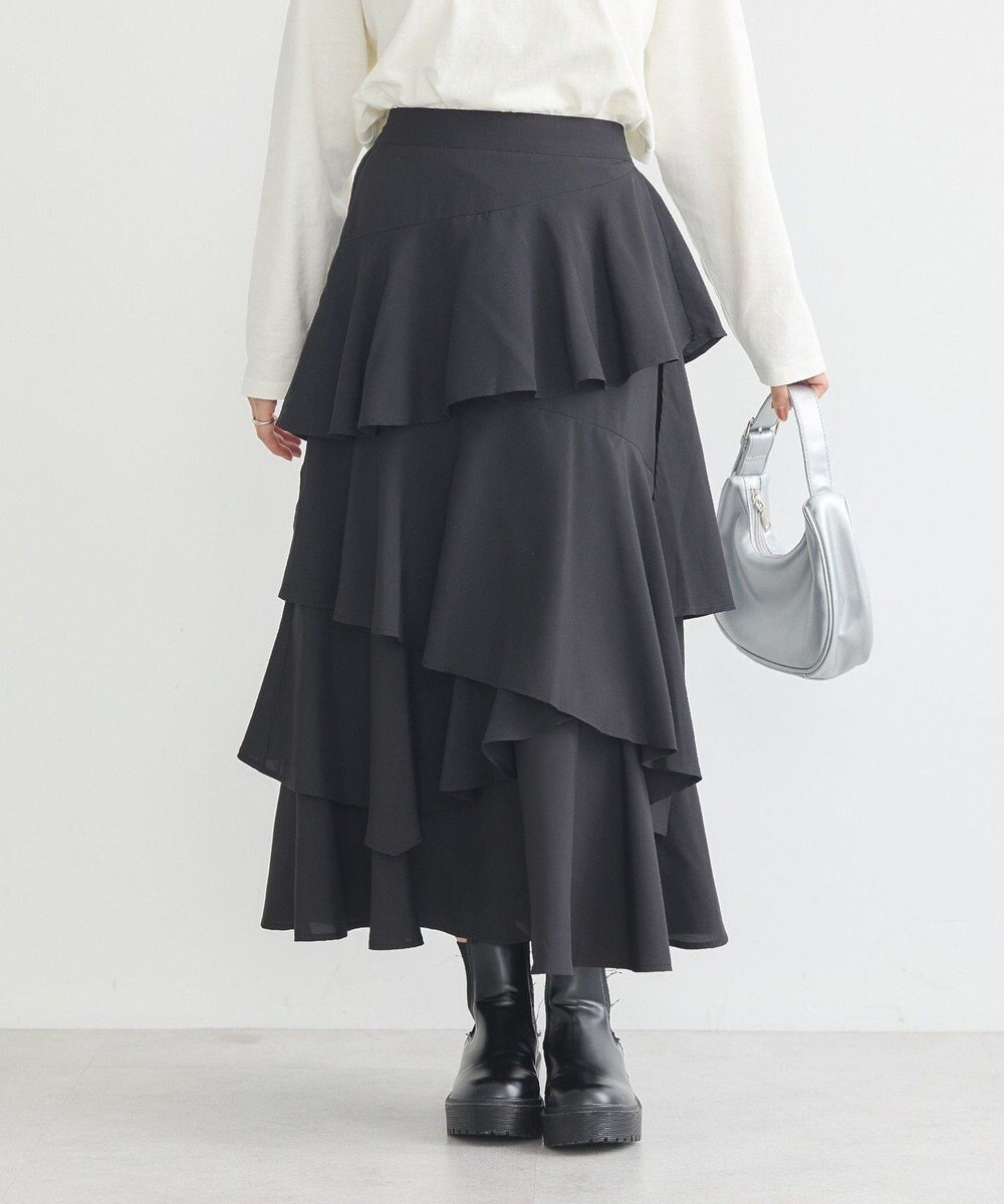 earth music&ecology ランダムティアードスカート 