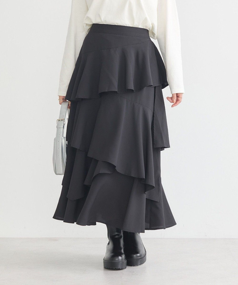 earth music&ecology ランダムティアードスカート 