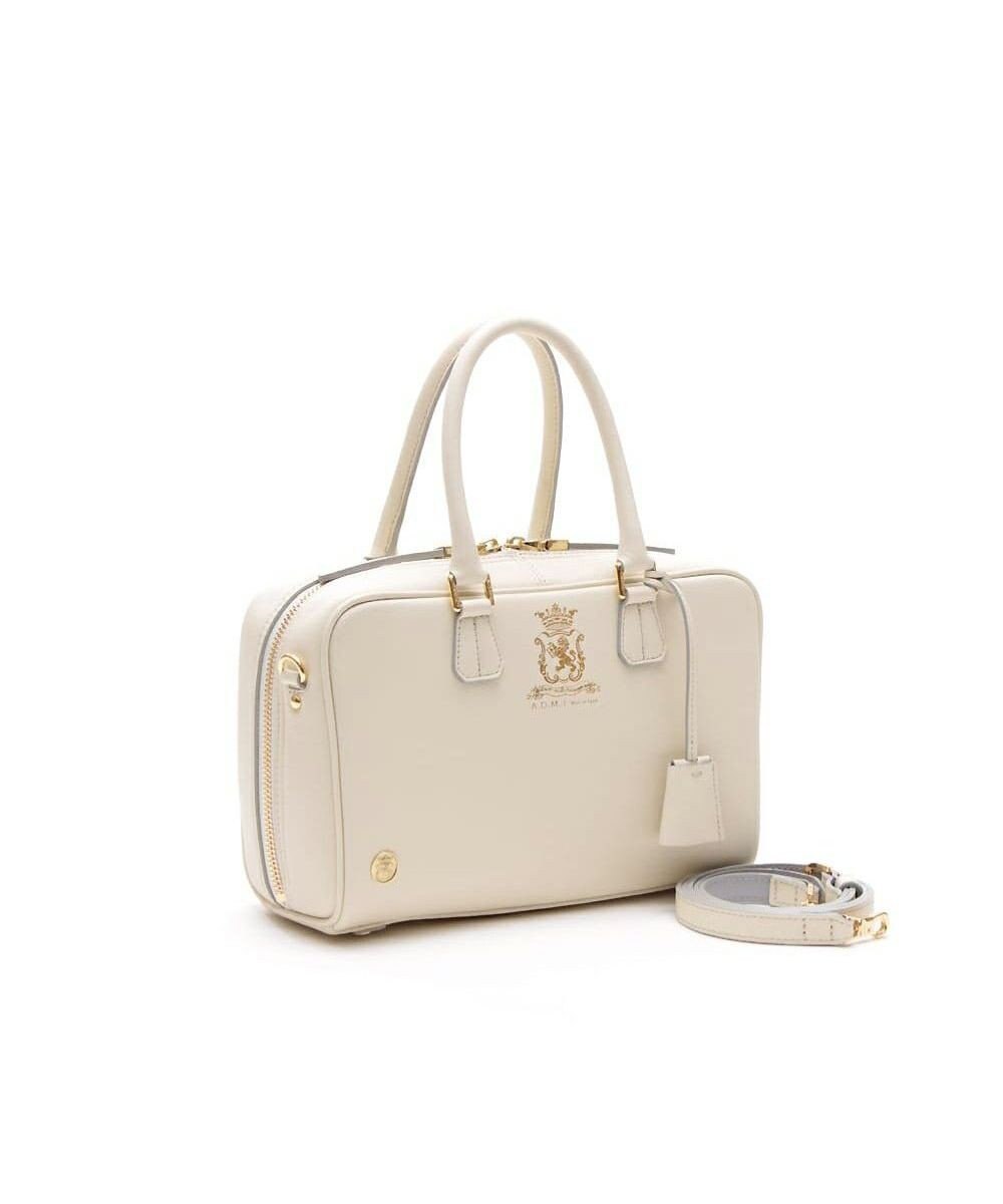 A.D.M.J. 【牛革】クラシックアニルブリロ/ボストン25cm(ショルダーストラップ付) 