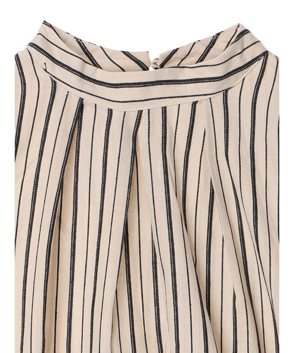 Green Parks ・ＥＬＥＮＣＡＲＥ　ＤＵＥ　ストライプフリルブラウス 