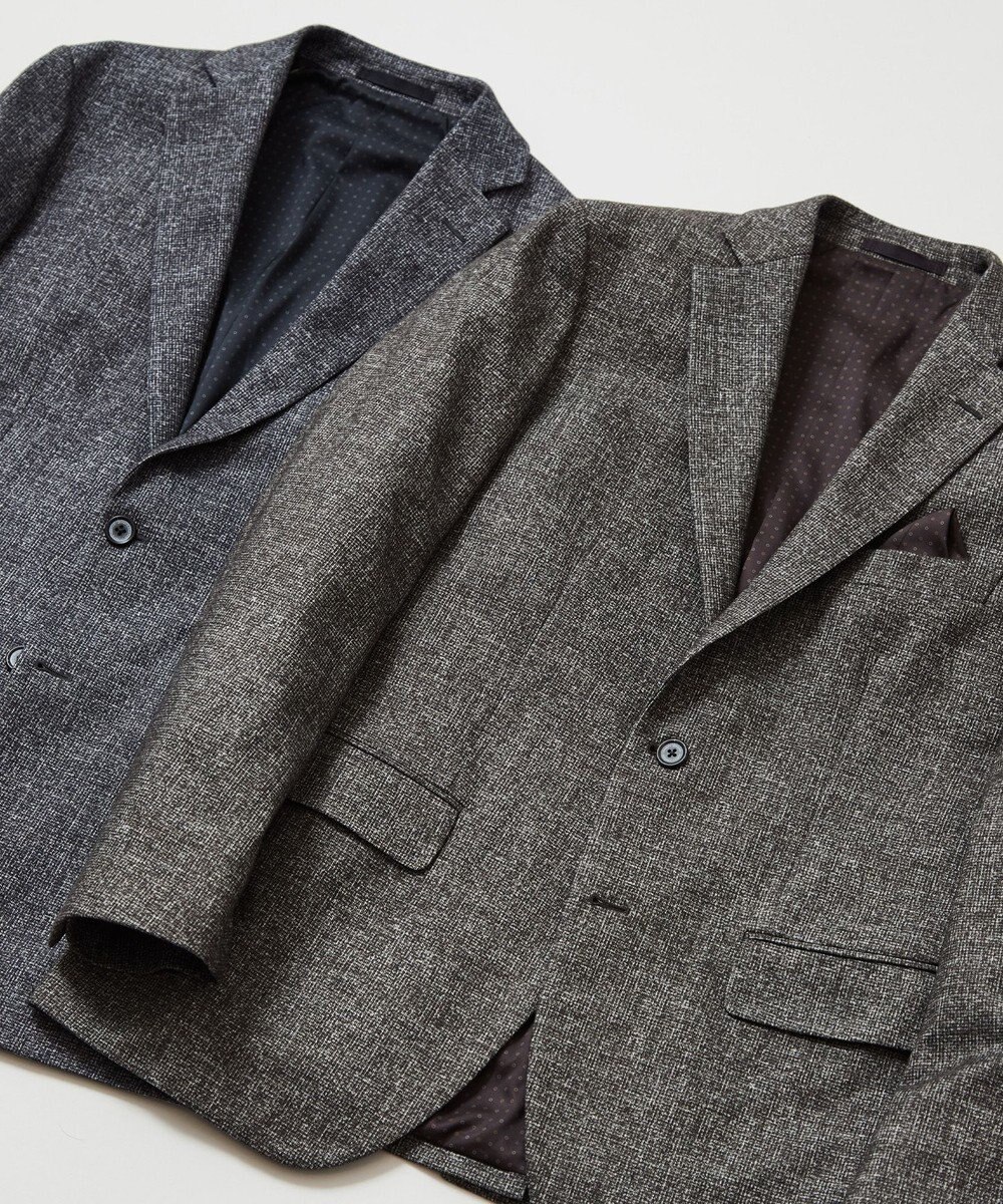 JOSEPH ABBOUD 【キングサイズ・ストレッチ】フランネルジャージ ジャケット 