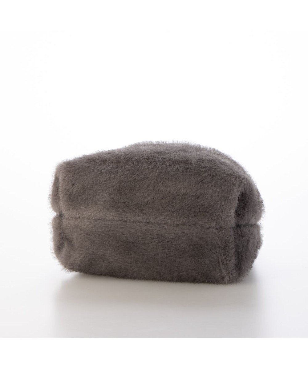 UNBILLION カシュカシュ cachecache / ミンク風エコファー2wayボックストート 