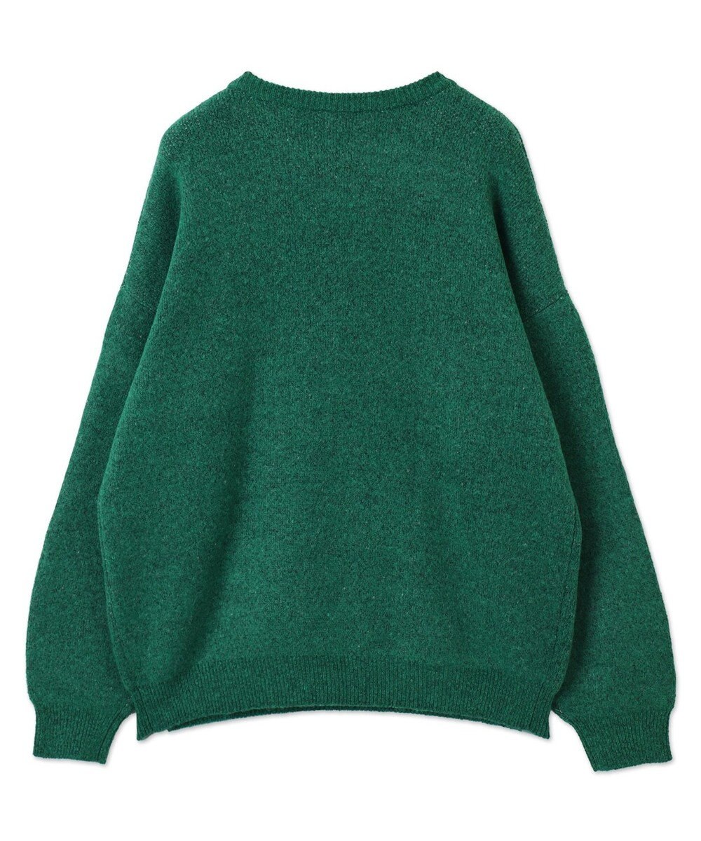 WEGO ロゴジャガードフラッフィーニット 