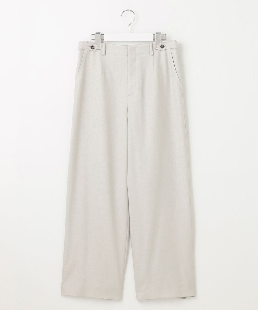 J.PRESS LADIES L 【セットアップ対応・洗える・UVケア・速乾】 OXIJEWELストレッチ セミワイド パンツ 