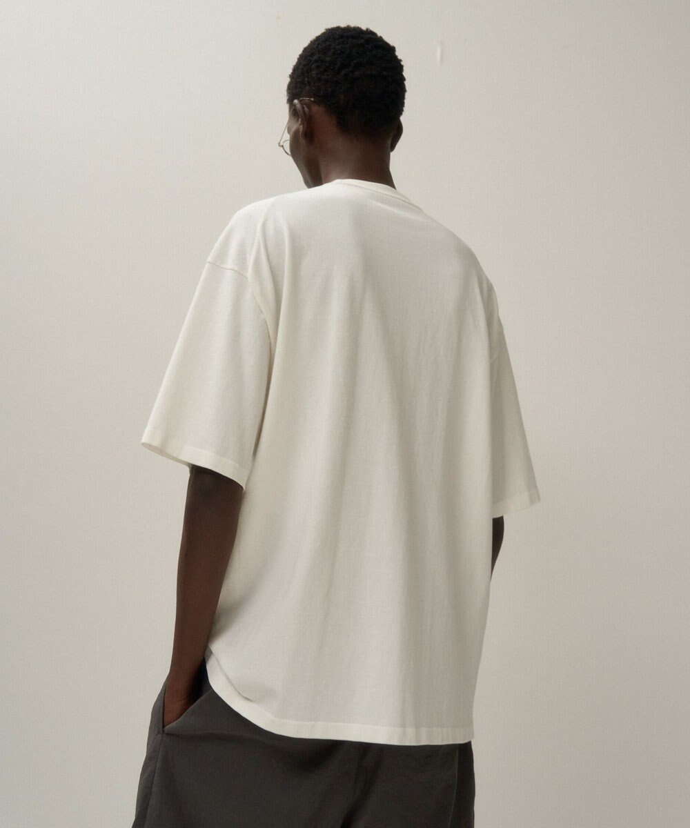 ATON FRESCA KNIT | ハーフスリーブクルーネックセーター - UNISEX 