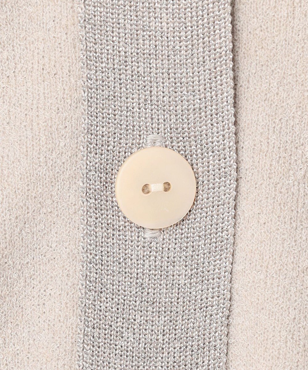 ICB L 【洗える】 ウールテンセルミニブークレ カーディガン 