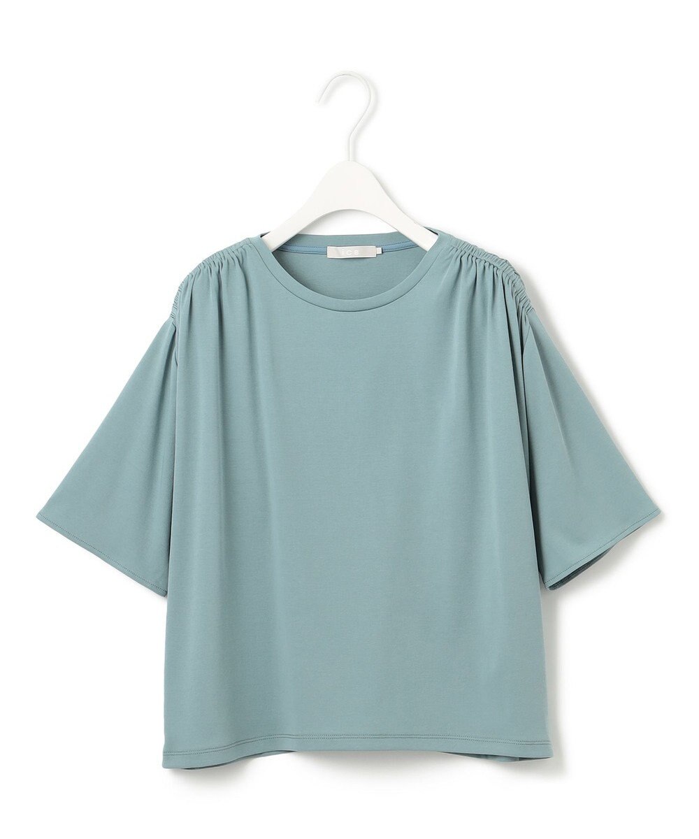 ICB 【接触冷感・UVケア・洗える】 ハイツイストスムース デザインカットソー 