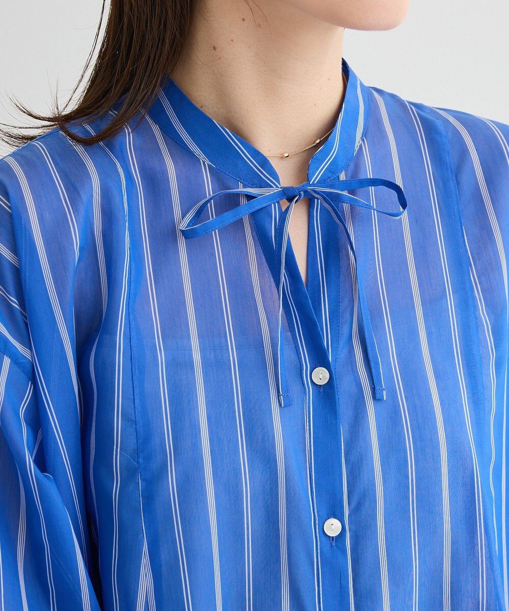 Green Parks フレアラインスキッパーブラウス 