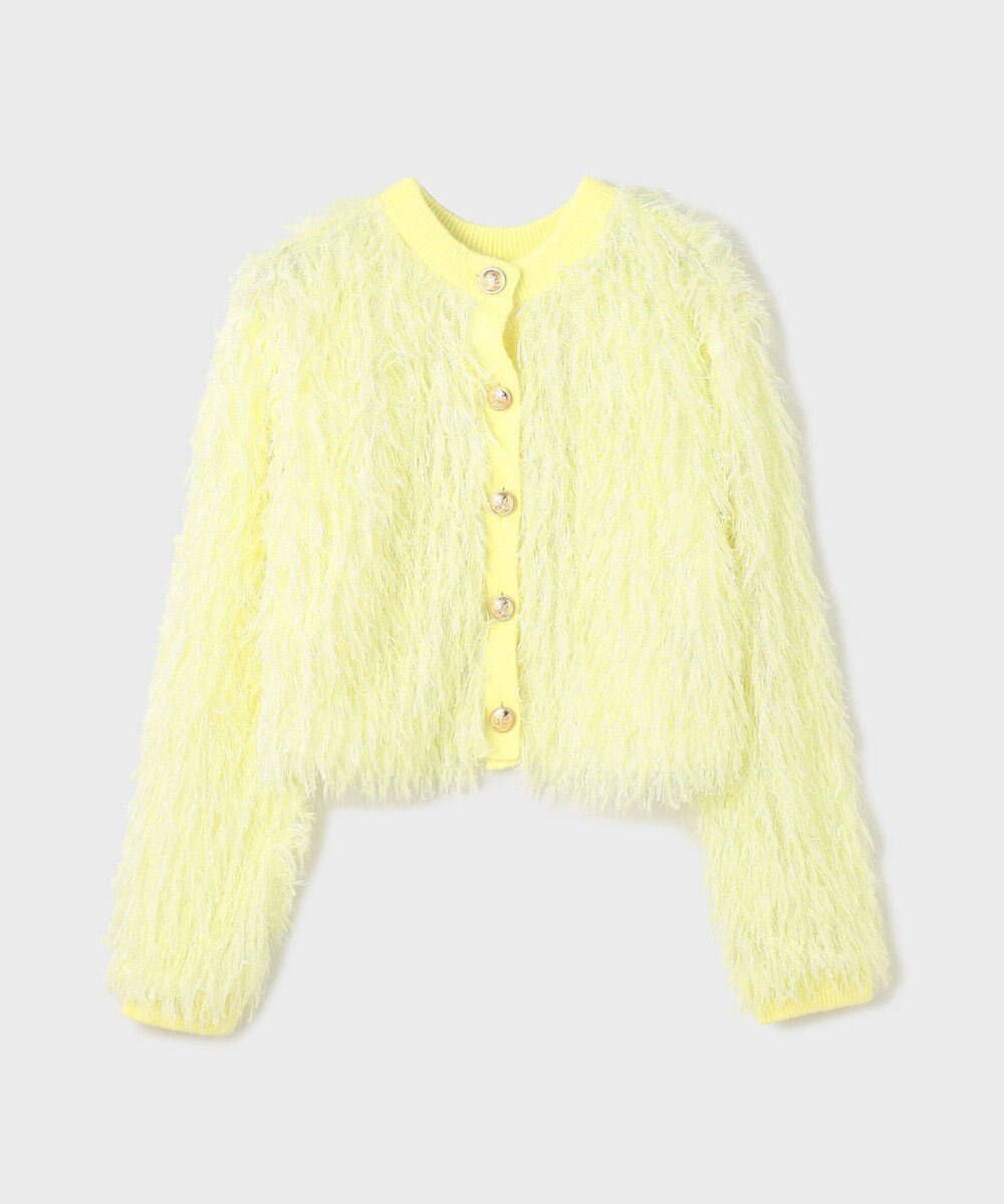 GRACE CONTINENTAL フリンジニットカーディガン 