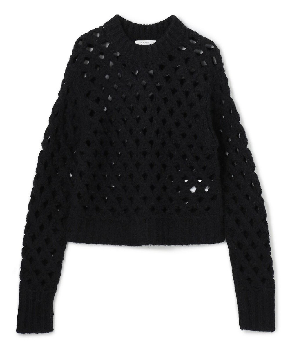 BEIGE， KOKOMO / ウールアルパカメッシュニット 