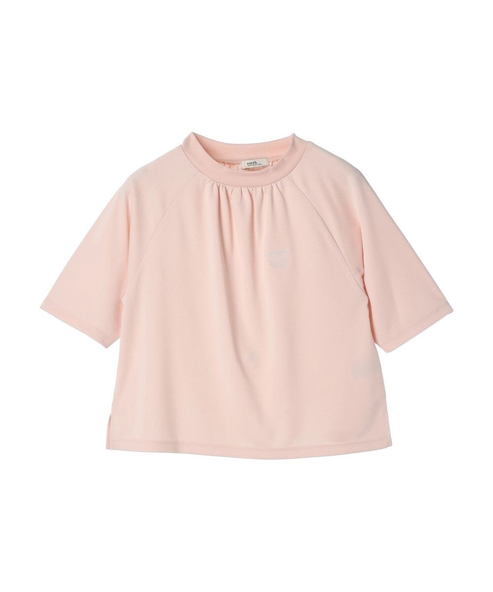 earth music&ecology スポーティー刺繍ロゴＴ 