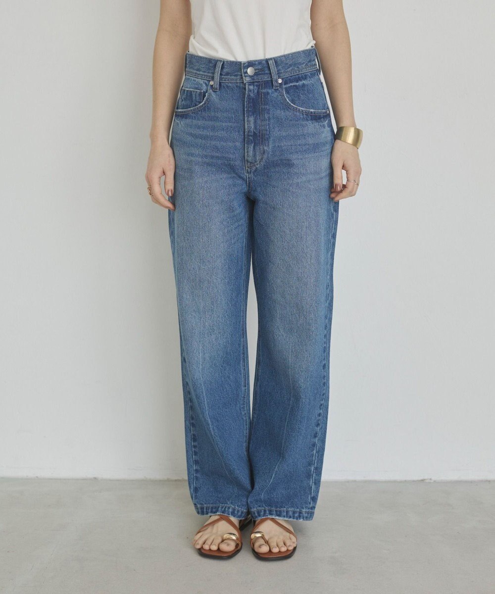 WEGO 【ANGIE VINTAGE/SMLサイズ展開】ワイドストレートデニムパンツ 