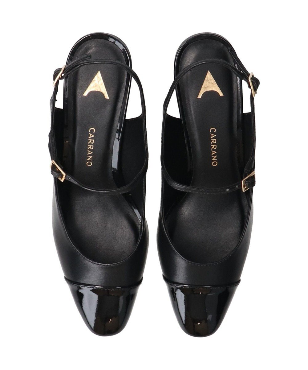 INTER-CHAUSSURES 【CARRANO】ワンストラップバックバンドパンプス 
