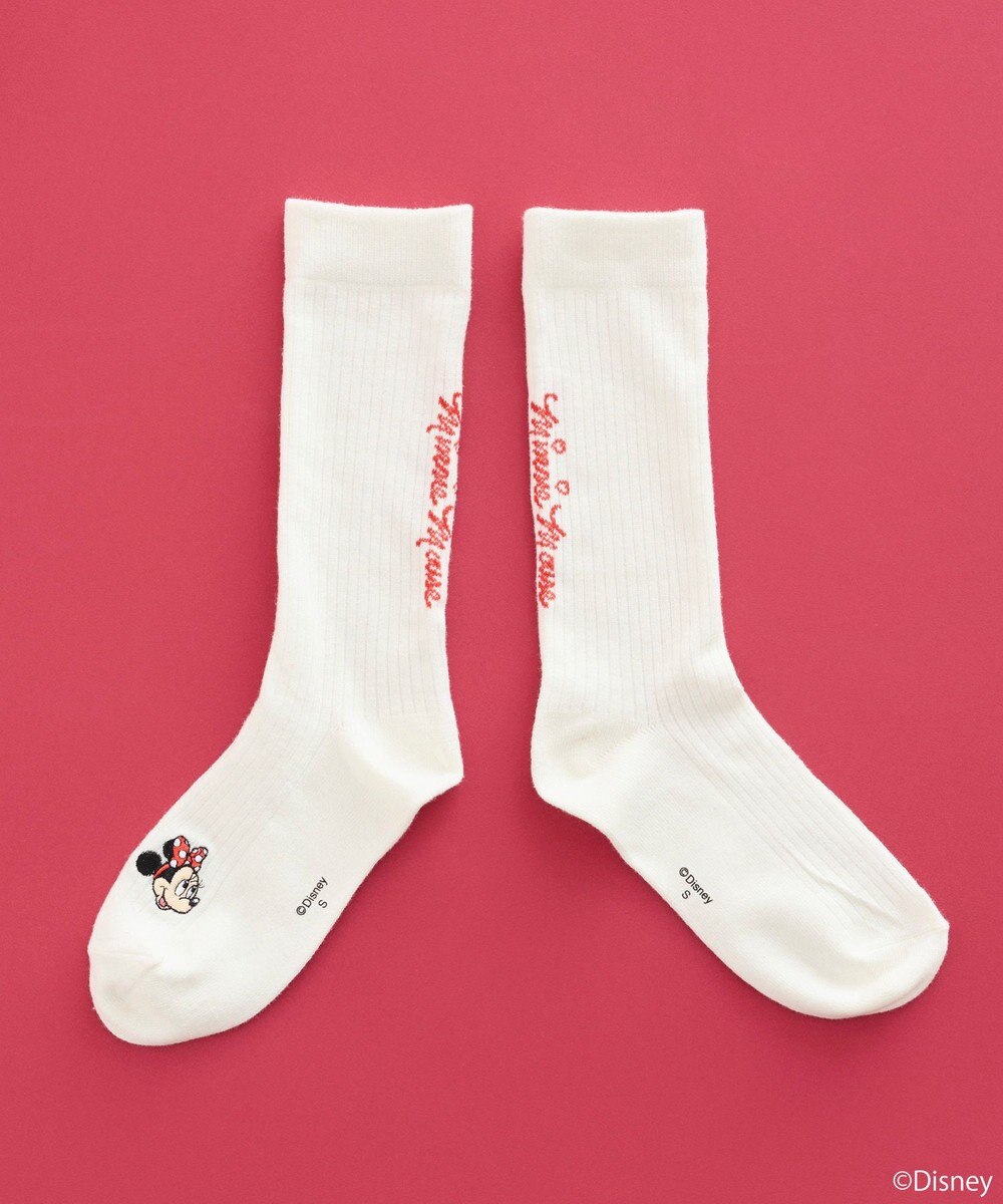 earth music&ecology 【予約】Disney/アソート刺繍入り靴下 