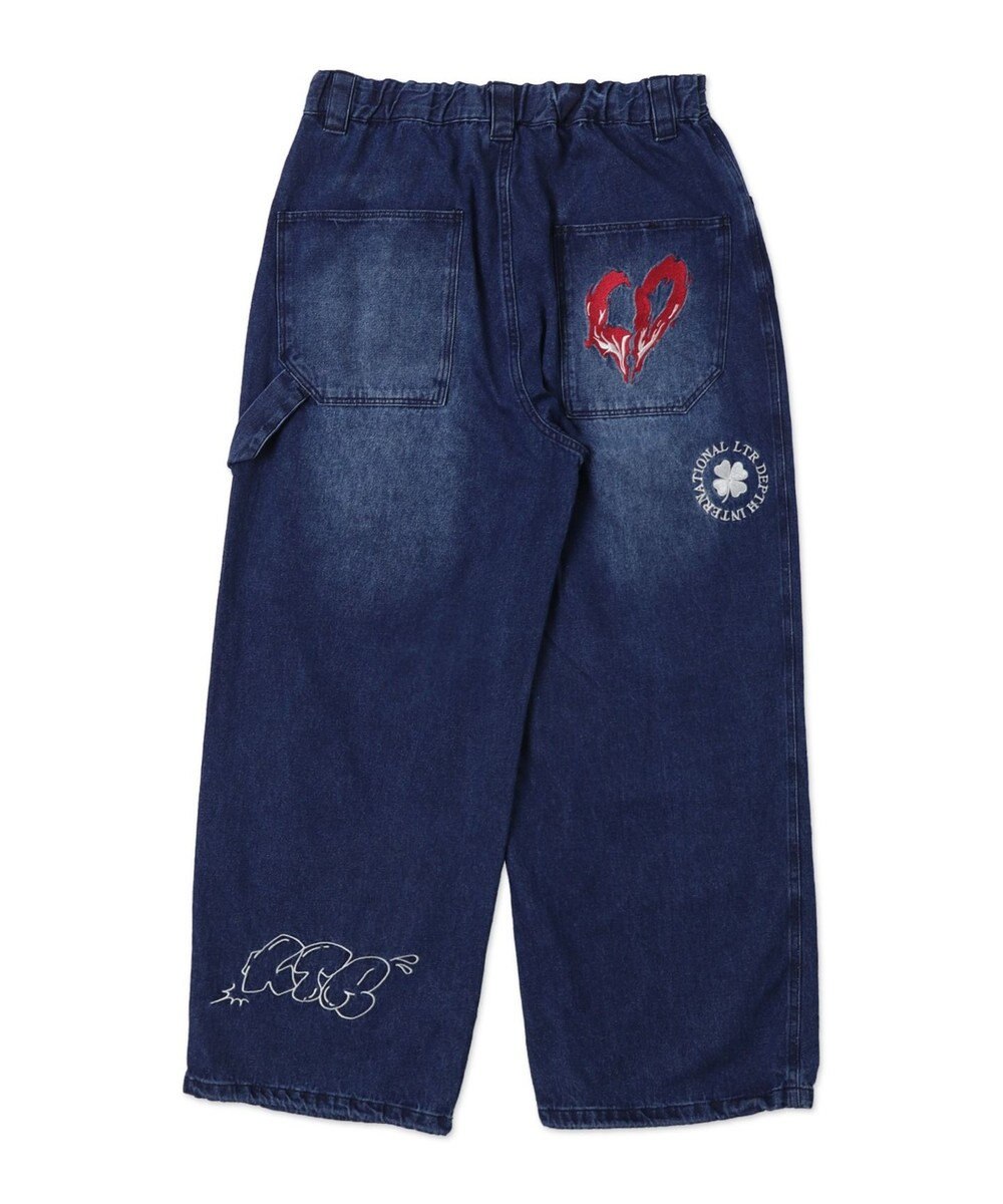 WEGO グラフィックデニムパンツ 
