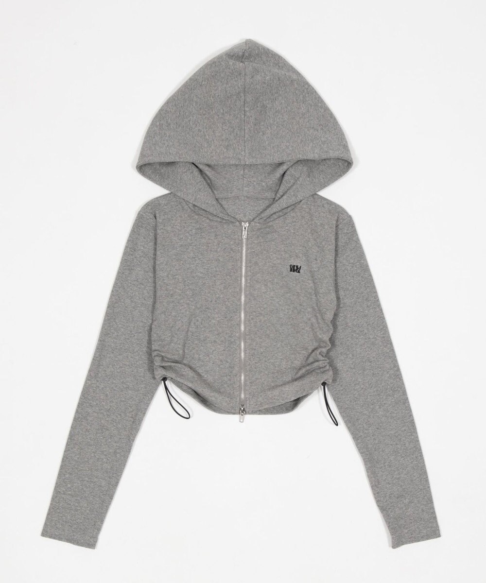 WEGO リブジップパーカー 