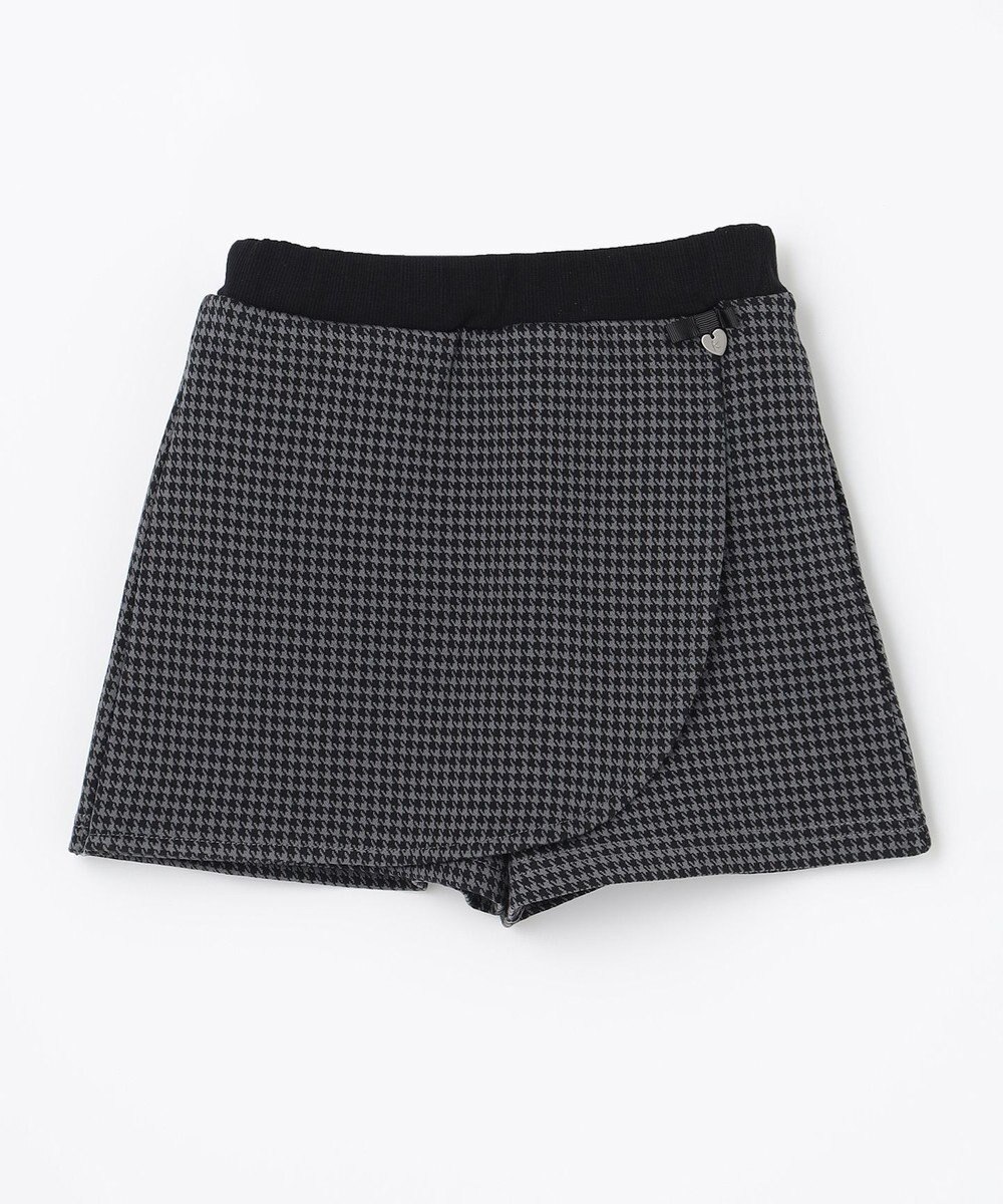 組曲 KIDS 【110-140㎝】ハウンドトゥースラップ キュロット 