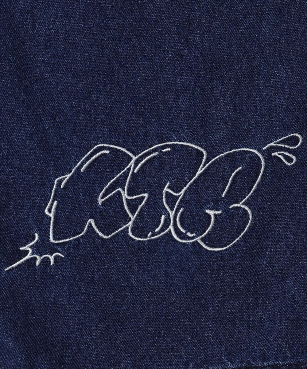 WEGO グラフィックデニムパンツ 