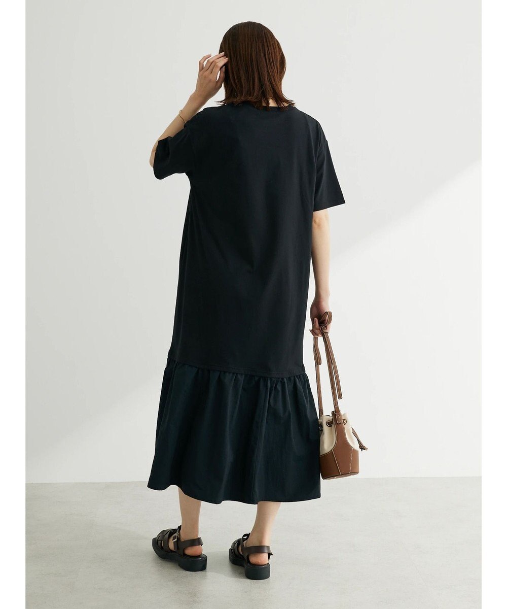 Green Parks 裾切り替えＴＥＥワンピース 