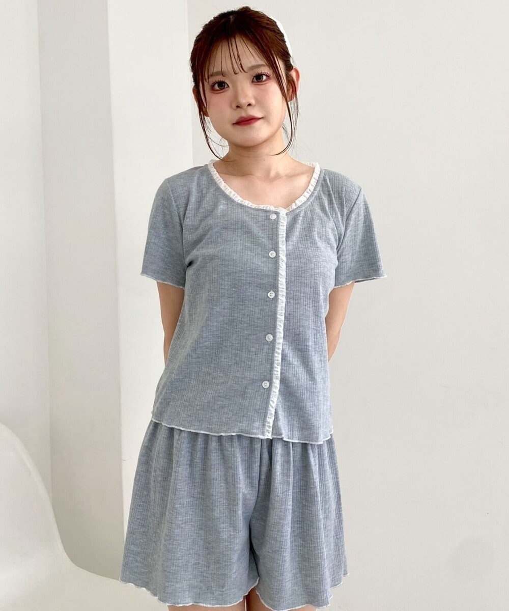 WEGO ワンカラーセットアップルームウェア 