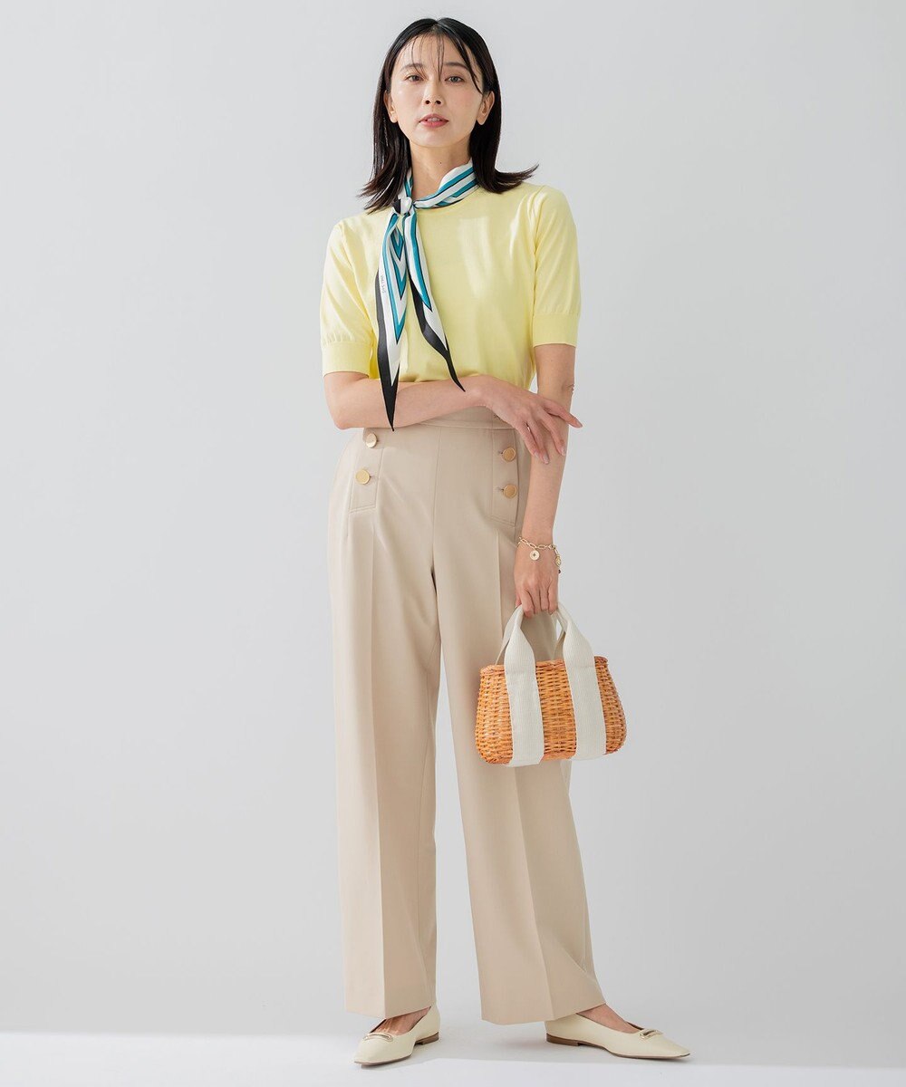 23区 【CLASSY.6月号掲載】ストライプ ダイヤ スカーフ 