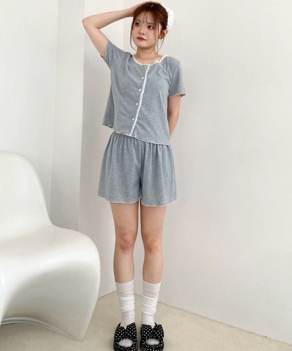 WEGO ワンカラーセットアップルームウェア 