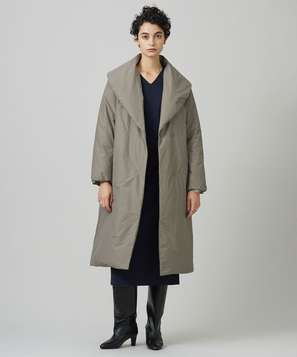 ICB L ADSダウン ショールカラーコート 