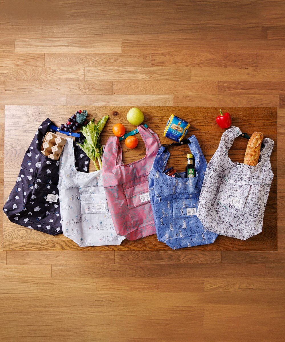 ACE BAGS & LUGGAGE 【折り畳み】 HAyU × ace. マルシェバッグ エコバッグ 猫柄 23L 17871 