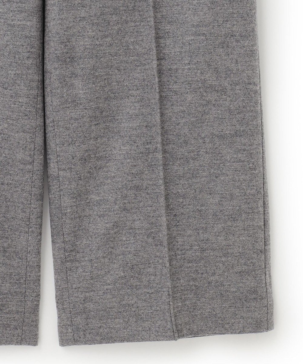 ICB ウールミルドジャージー ワイドストレートパンツ 