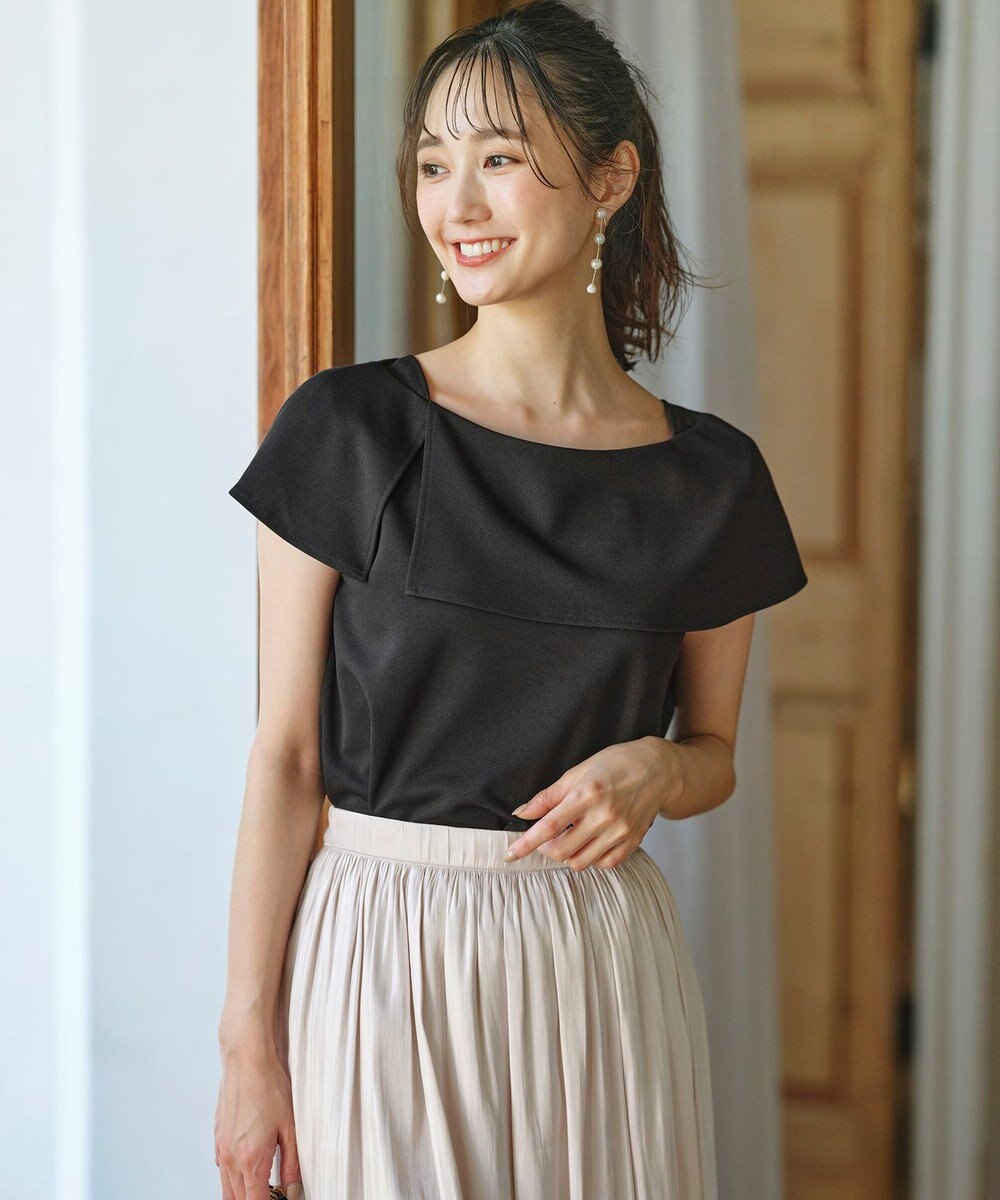 ANY SIS L ケープディテール カットソー 