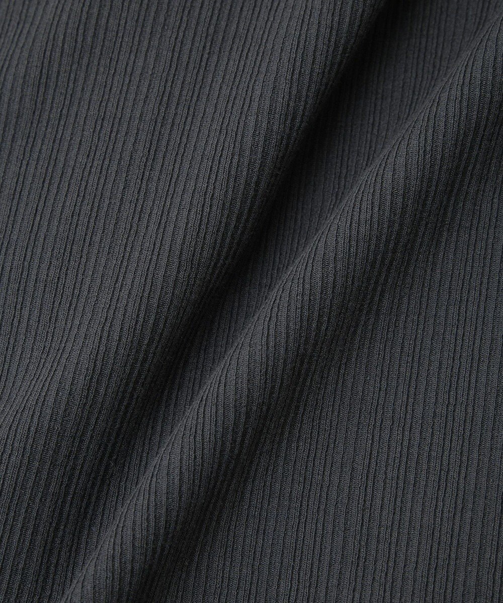 earth music&ecology フリルカットリブカーディガン 