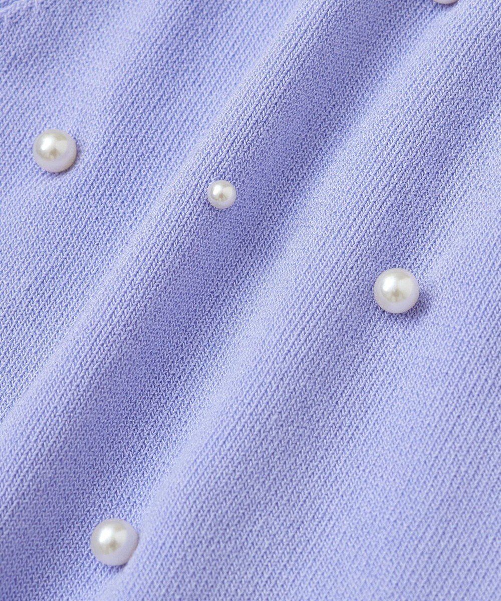 earth music&ecology パールスリーブニットプルオーバー 