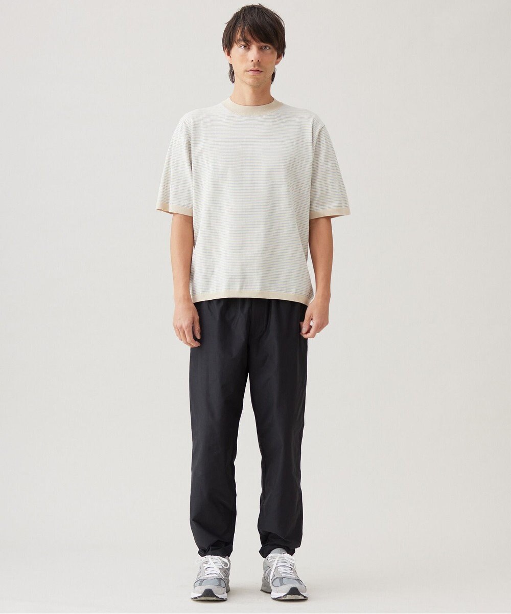 UNFILO MENS スラブジャージー イージー テーパードパンツ 