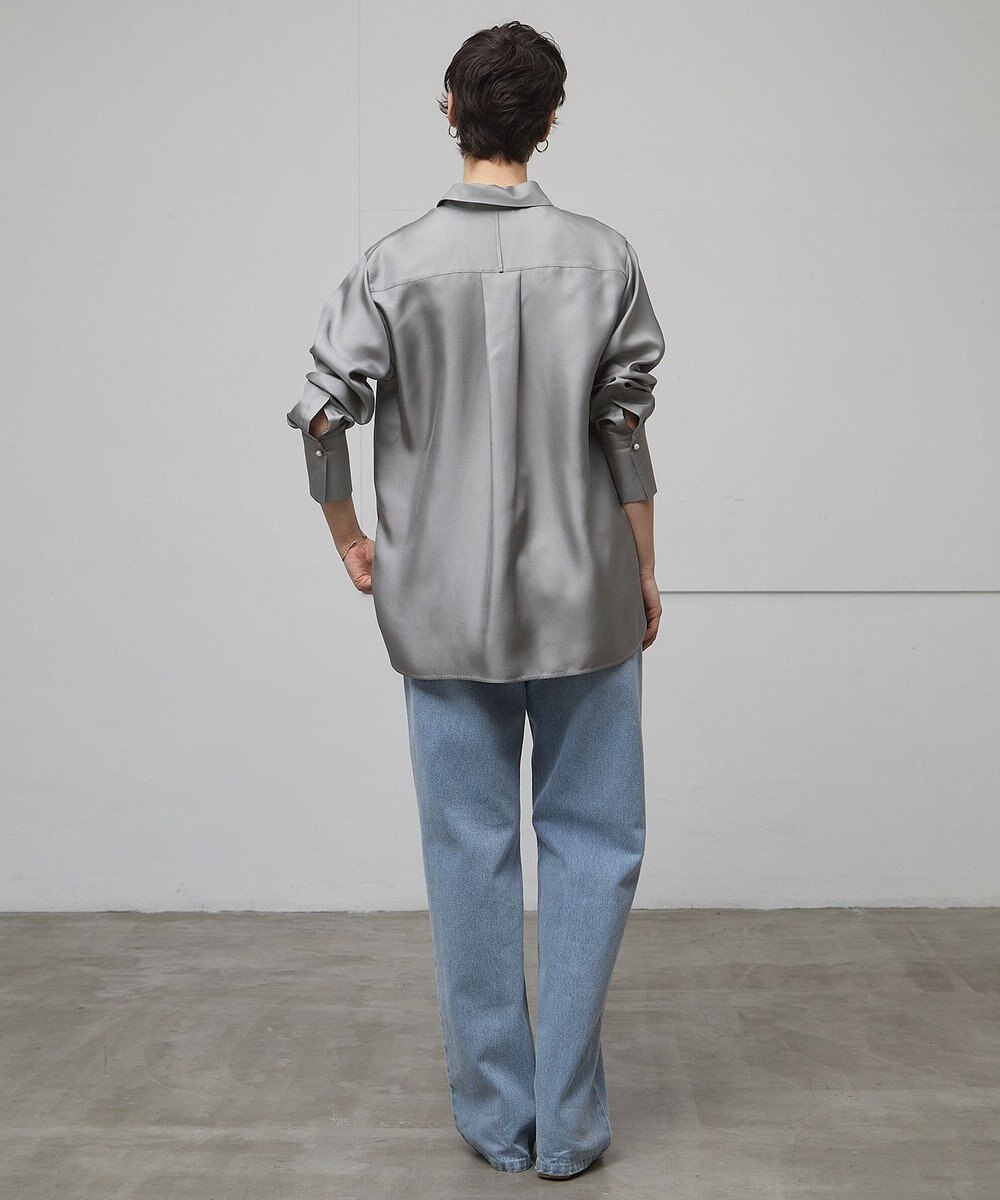 BEIGE， 【洗える】LISERONS / シルクシャツブラウス 