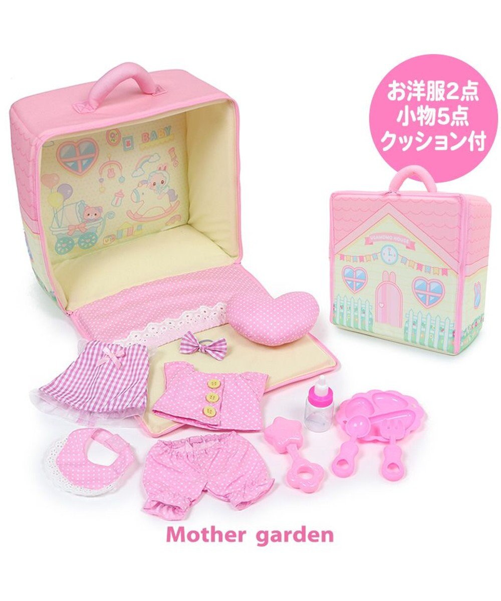 Mother garden ♪セット販売♪ マザーガーデン おせわあそびハウス ＆ パンダのルンランちゃん セット 