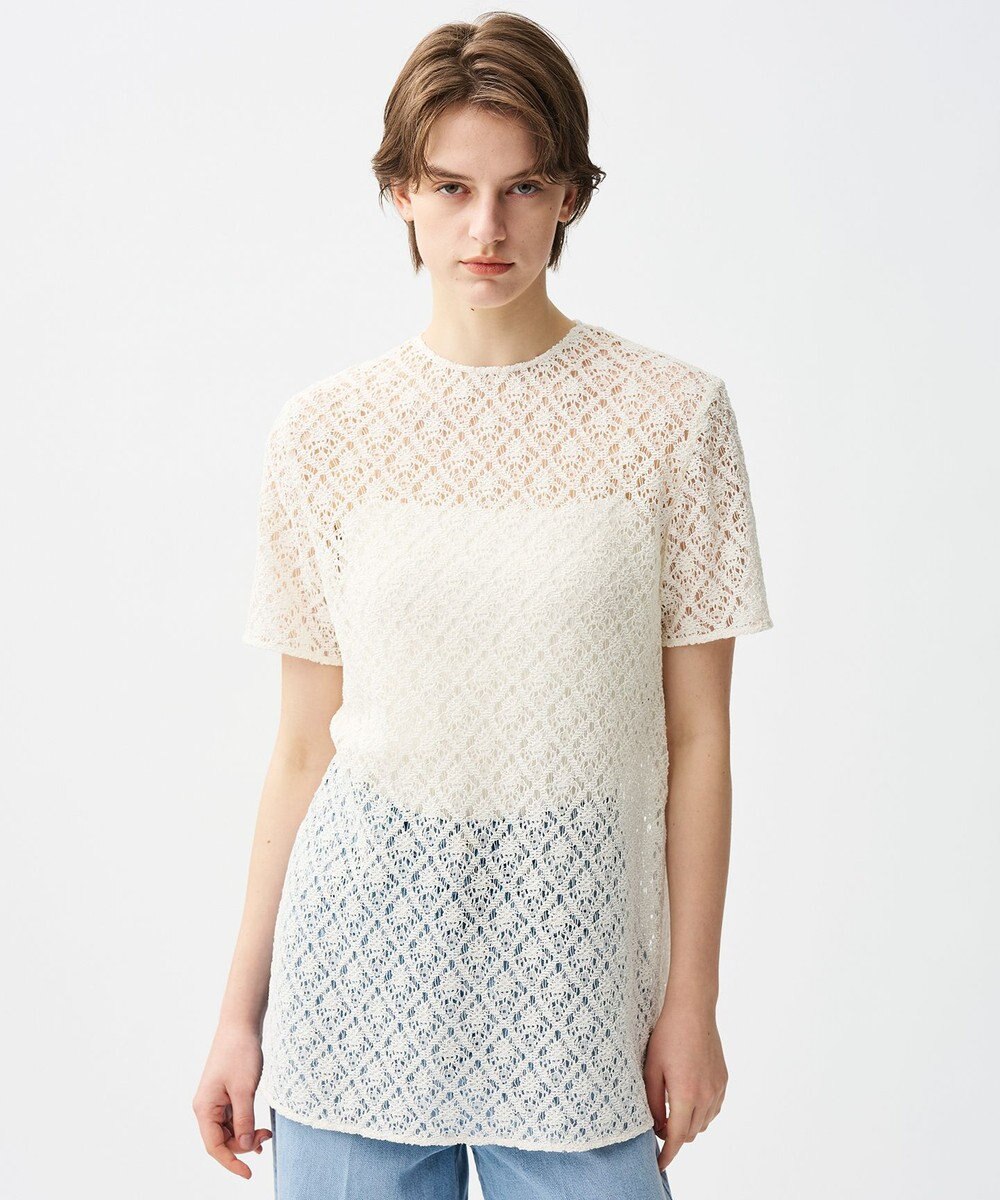 uncrave ジオメトリックレース ブラウス 