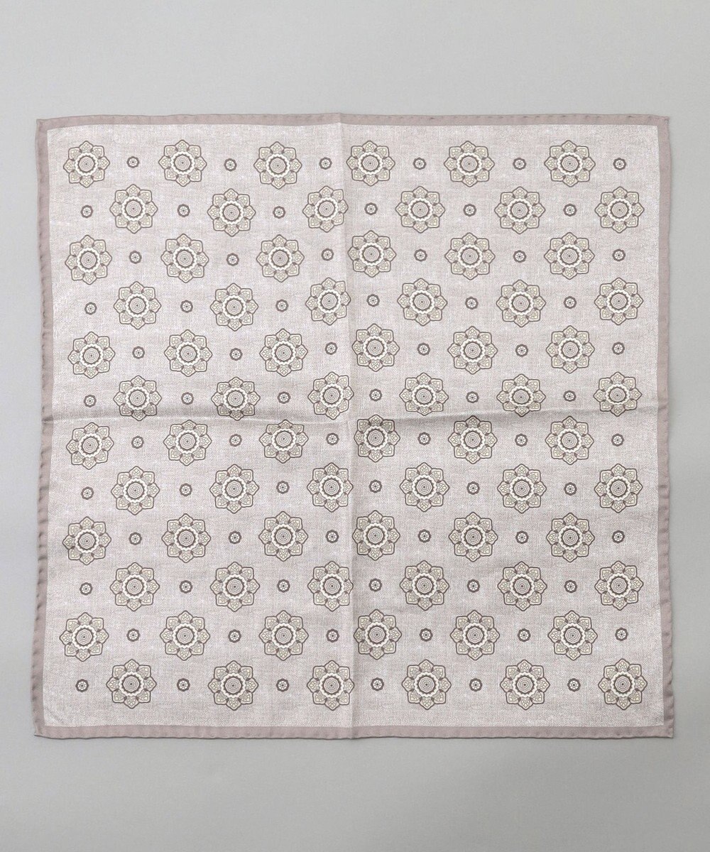 GOTAIRIKU 日本製【シルク100％】オリジナル柄チーフ 