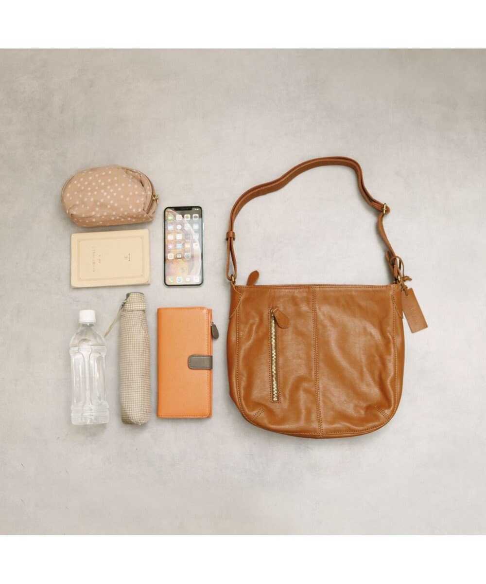 UNBILLION アトランタ ATLANTA / 牛革縦ファスナーショルダー 