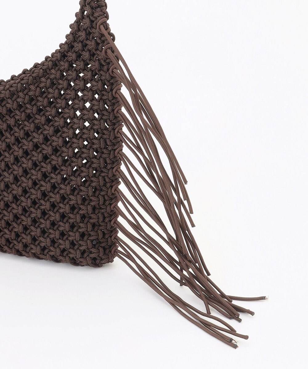 自由区 クロッシェフリンジ バッグ 