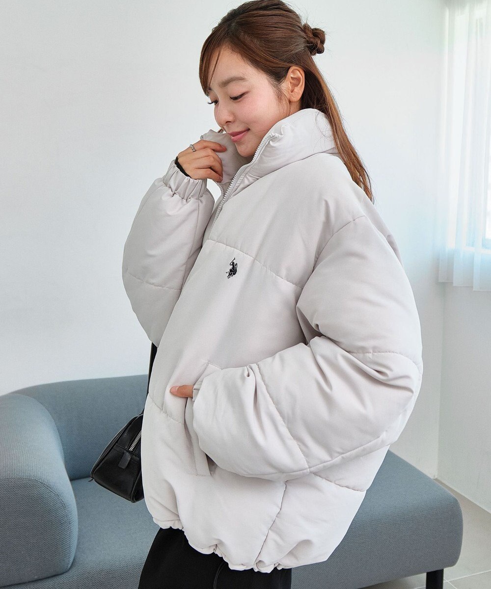 WEGO 【WEB限定/Sサイズ新登場/お気に入り登録者数5万人越えの大人気アイテム】U.S. POLO ASSN.別注パデッドジャケット 