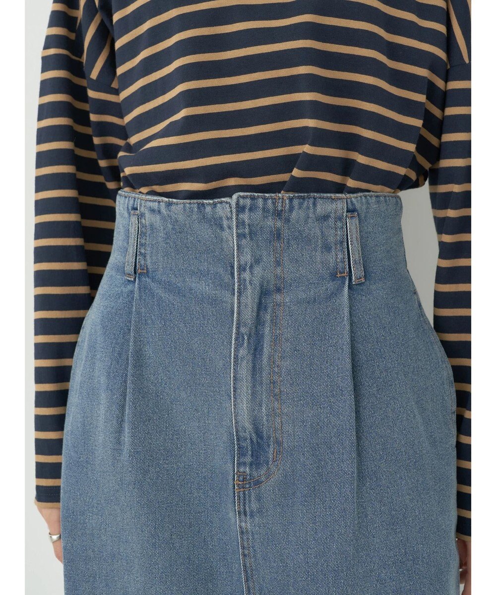 earth music&ecology デニムナロースカート 